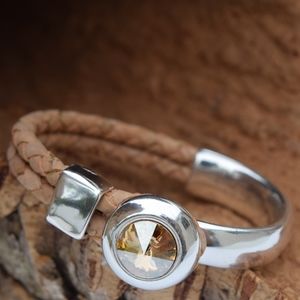 Swarovski Golden Shadow Cork Bracelet